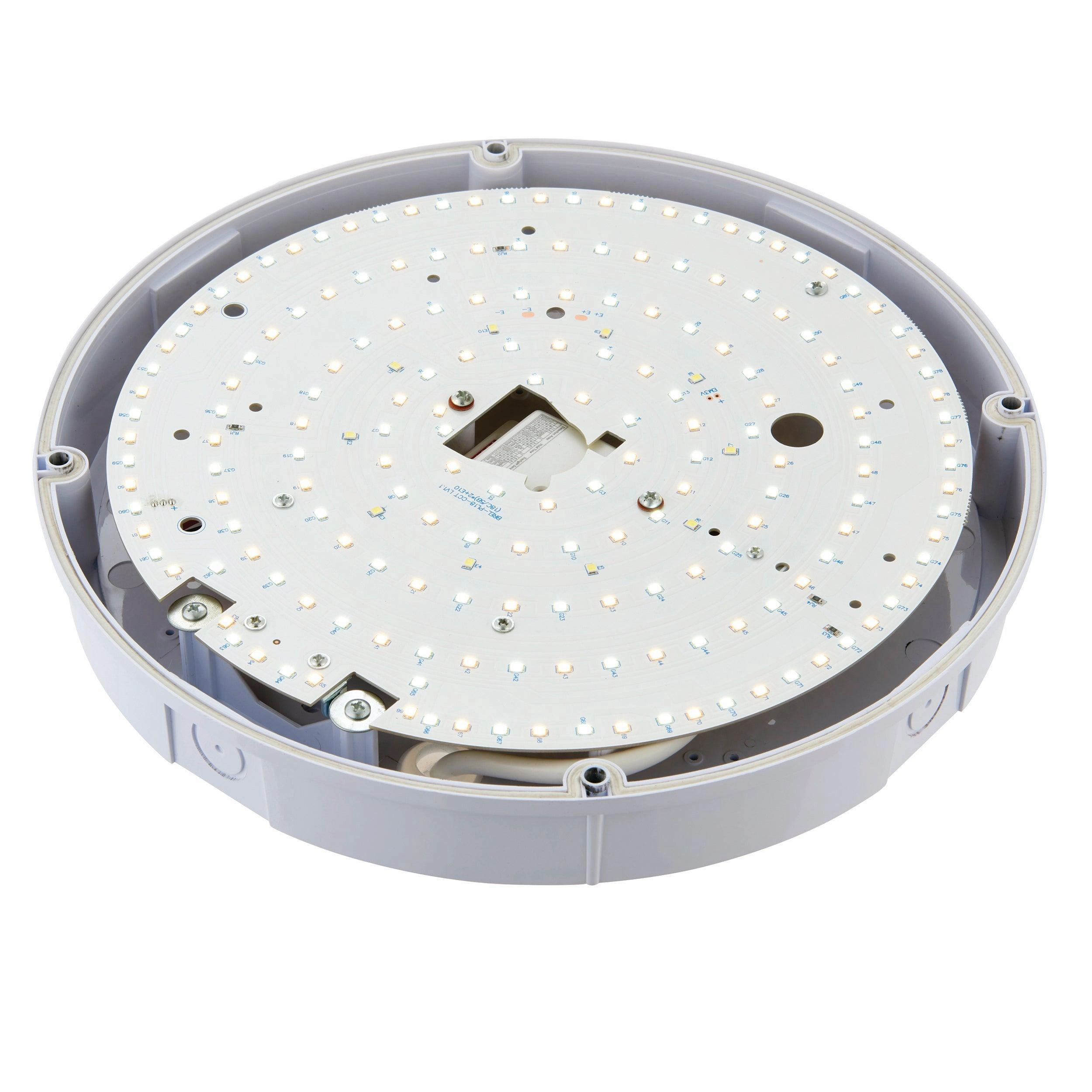 Forca LED Bulkhead with Microwave Sensor IP65 18W - CCT