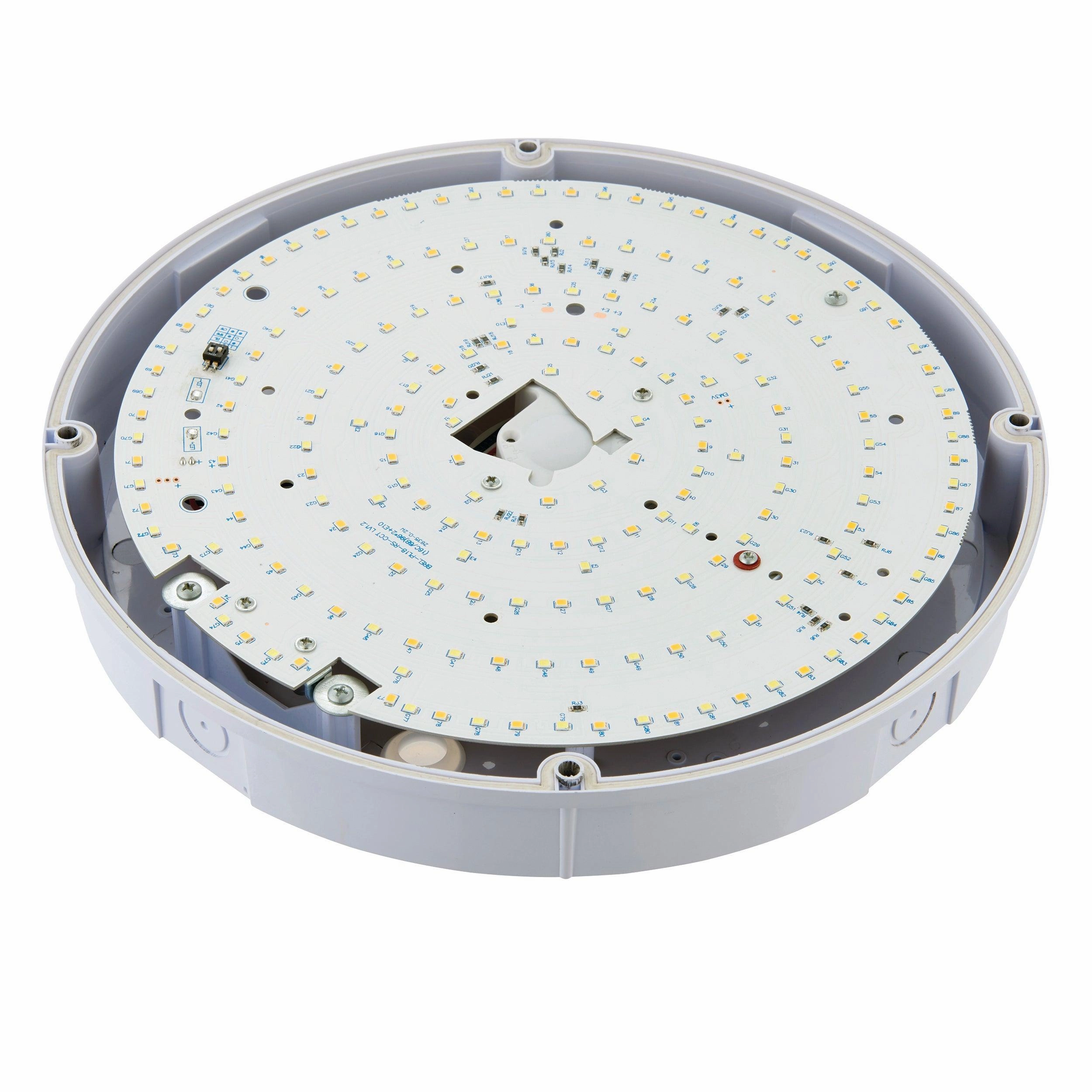 Forca LED Bulkhead with Step Dimming IP65 18W - CCT