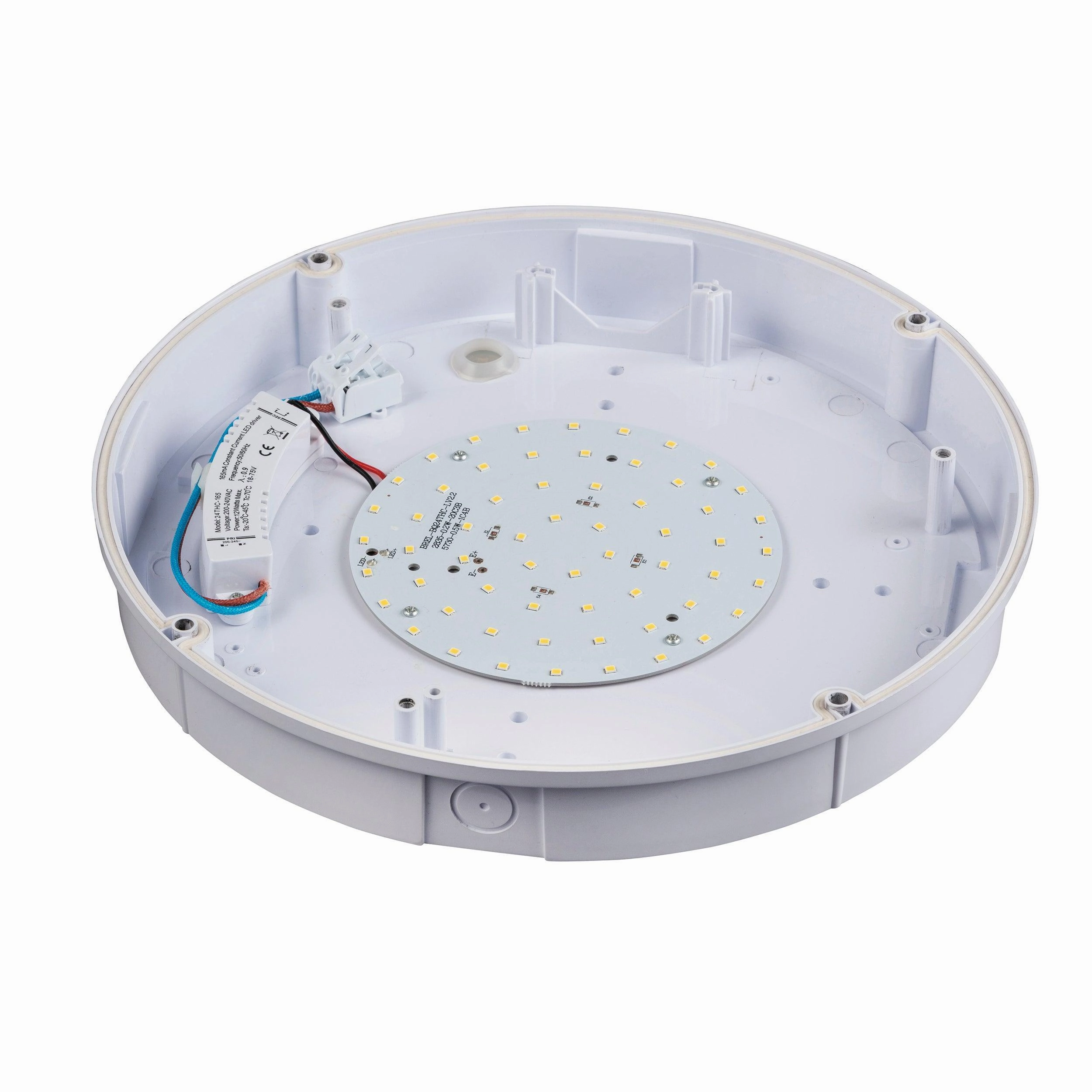 Forca LED White Outdoor Bulkhead Light IP65 12W - Cool White