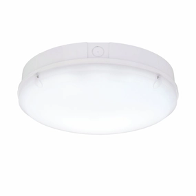 Forca White Outdoor Flush Bulkhead Light IP65 18W - CCT weatherproof garden light