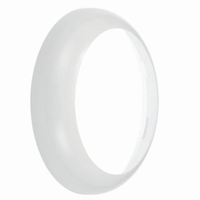 Forca White Plain Bezel weatherproof garden light