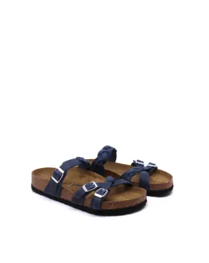 Franca Braid Sandal In Navy