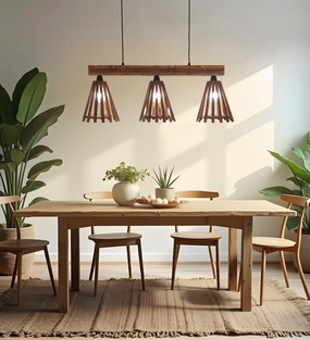 Funnel Brown 3 Series Hanging Lamp (BULB NOT INCLUDED) decorative ceiling fixture