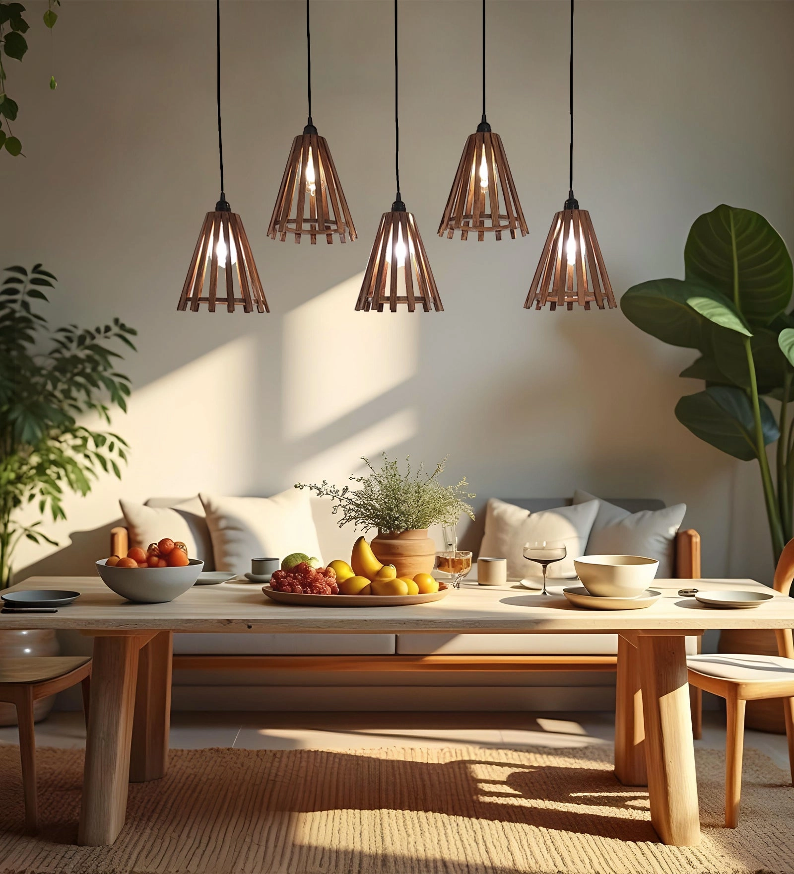 Funnel Brown 5 Series Hanging Lamp (BULB NOT INCLUDED) decorative ceiling fixture