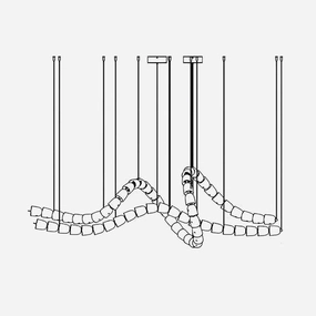 Gabriel Chandelier D minimalist reading light