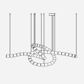 Gabriel Chandelier E minimalist reading light