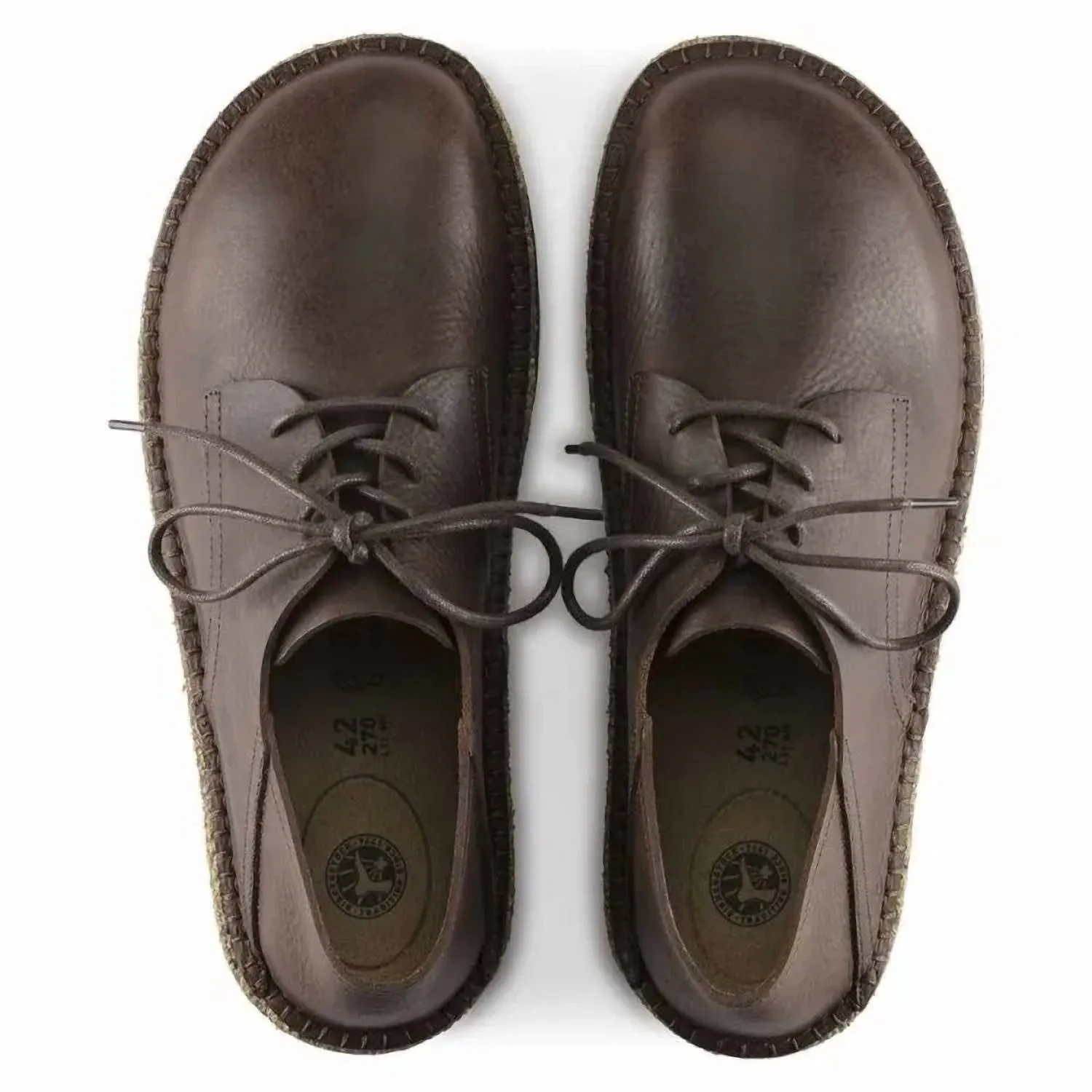 Gary Lace-Up Shoe - Regular Width In Vintage Wood Roast