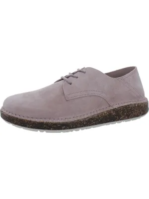 Gary Womens Suede Footbed Oxfords