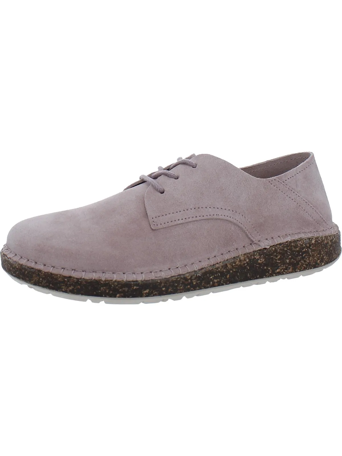 Gary Womens Suede Footbed Oxfords