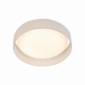 Gianna 1 Light 15w LED Acrylic White Shade Ceiling Flush Damaged Box white ceiling lamp