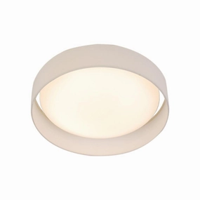 Gianna 1 Light 15w LED Acrylic White Shade Ceiling Flush ambient ceiling fixture