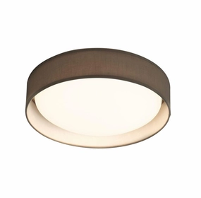 Gianna 1 Light 25w LED Acrylic Grey Shade Flush Ceiling Light soft glow ceiling light