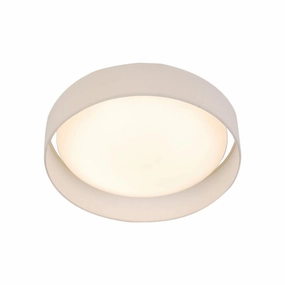 Gianna 1 Light 25w LED Acrylic White Shade Ceiling Flush soft glow ceiling light