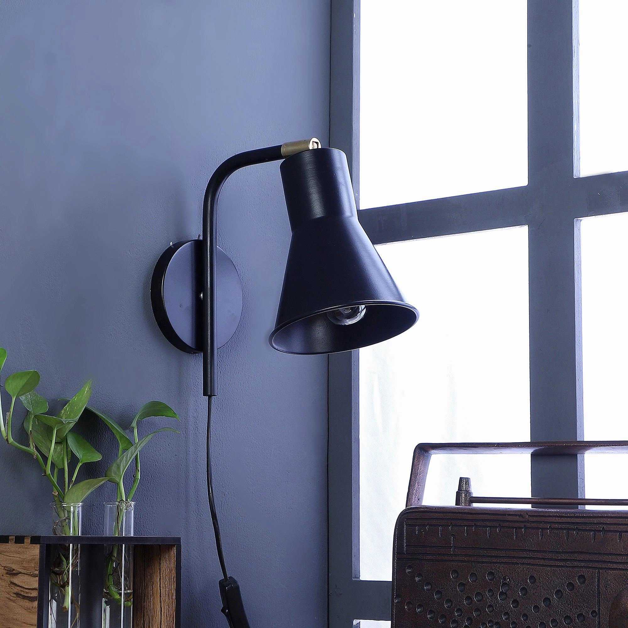 Gilbert Black Metal Wall Light by SS Lightings decorative ceiling fixture