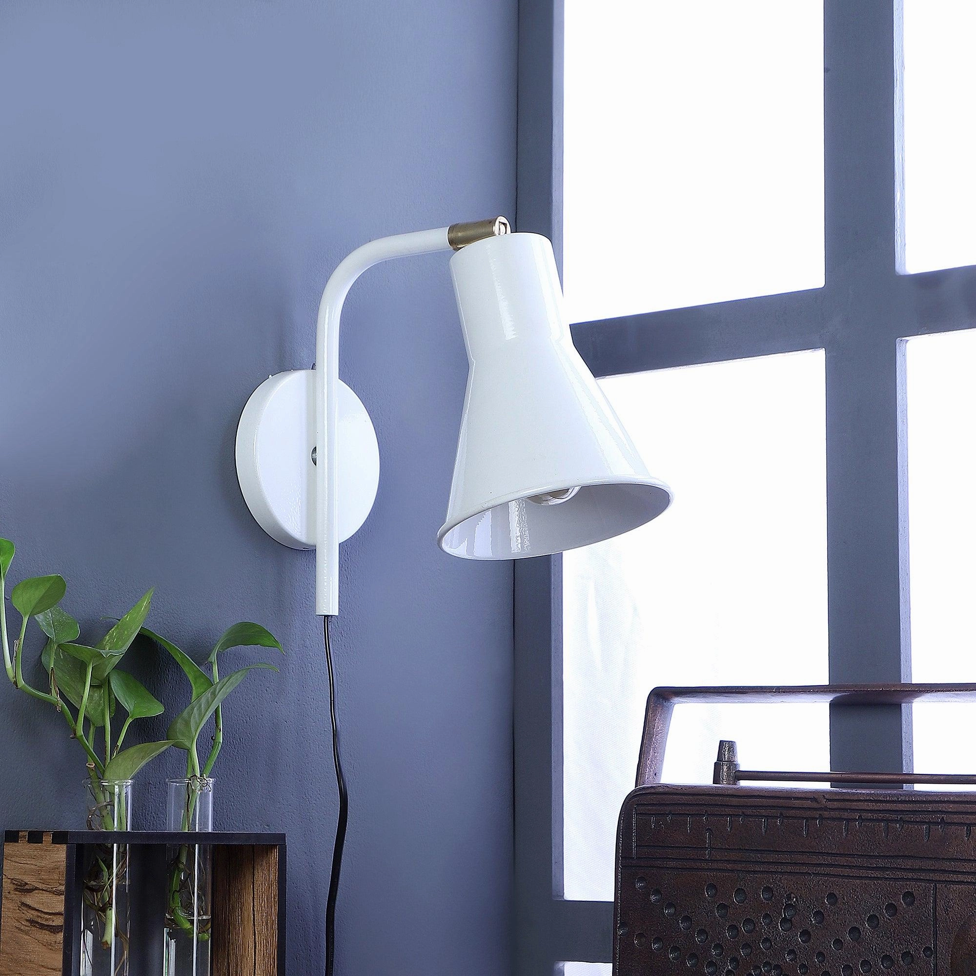 Gilbert White Metal Wall Light by SS Lightings decorative ceiling fixture