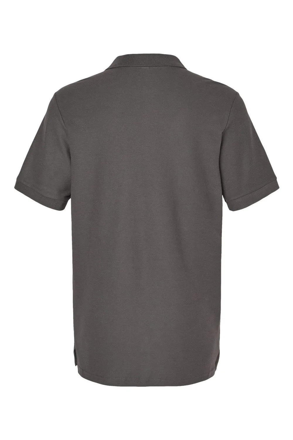 Gildan Mens Double Pique Short Sleeve Polo Shirt - Charcoal Grey  Affordable Clothing Gildan