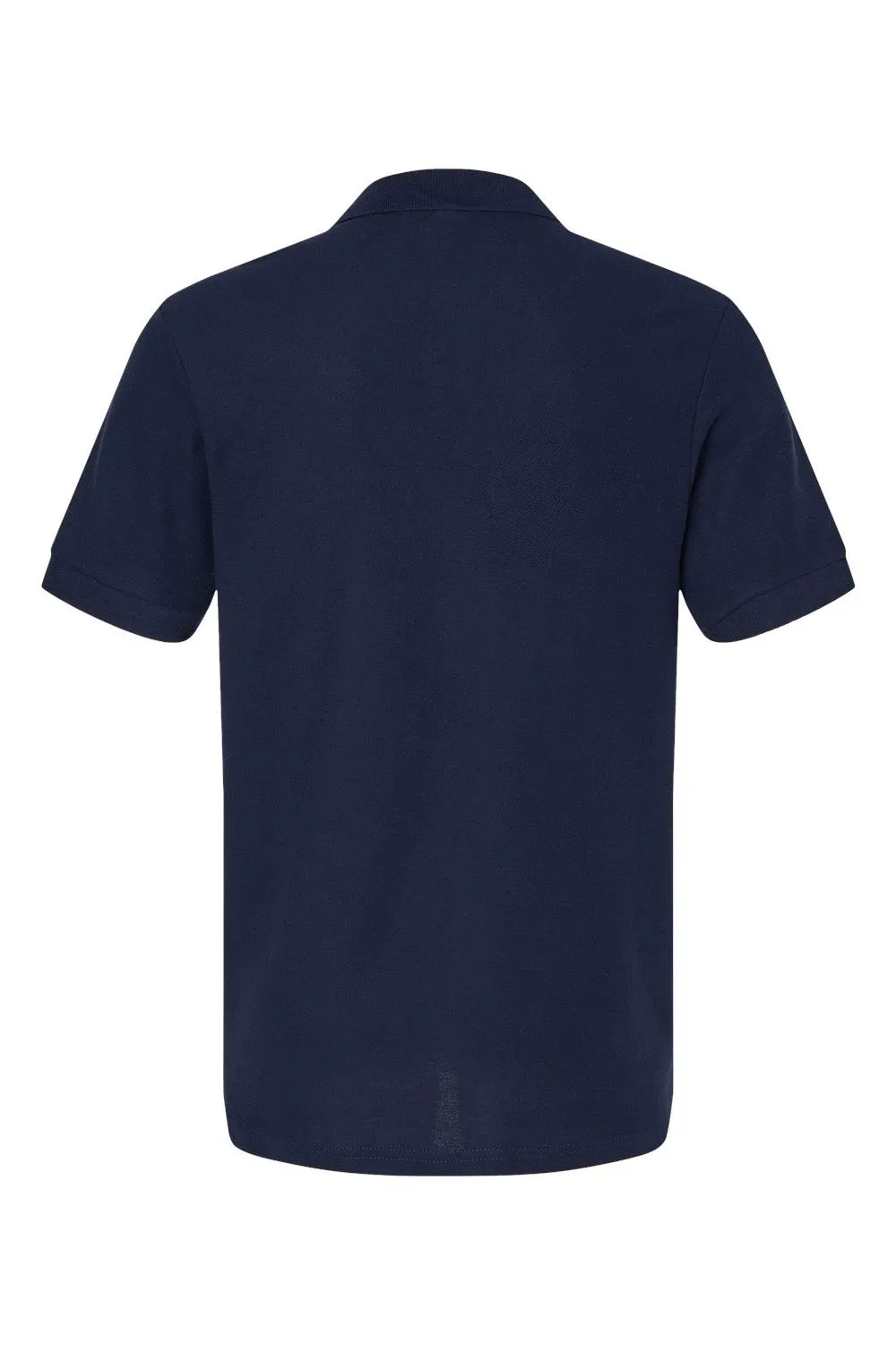 Gildan Mens Double Pique Short Sleeve Polo Shirt - Navy Blue  Affordable Clothing Gildan