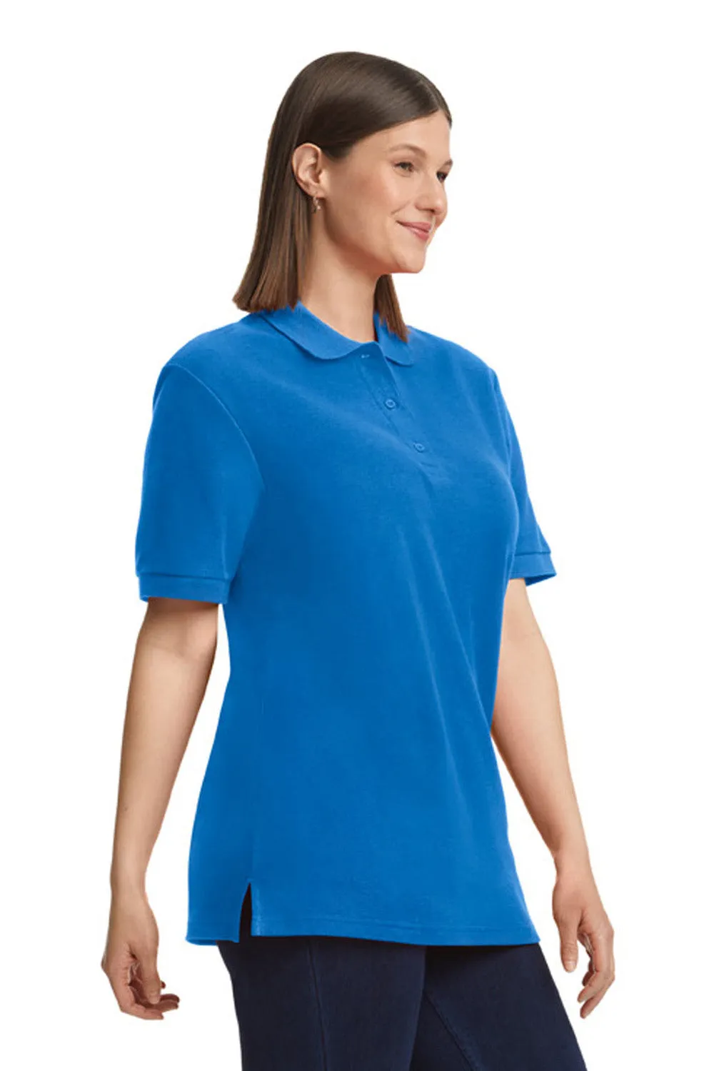 Gildan Mens Double Pique Short Sleeve Polo Shirt - Royal Blue  Affordable Clothing Gildan
