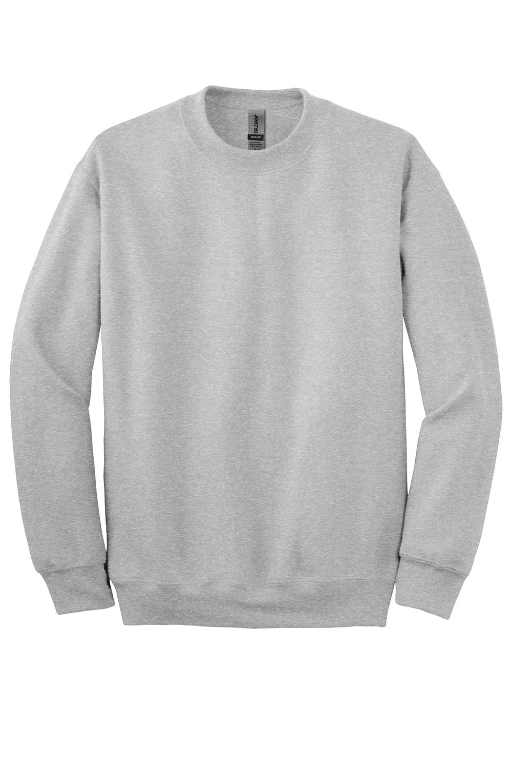Gildan Mens DryBlend Moisture Wicking Fleece Crewneck Sweatshirt - Ash Grey  Affordable Clothing Gildan
