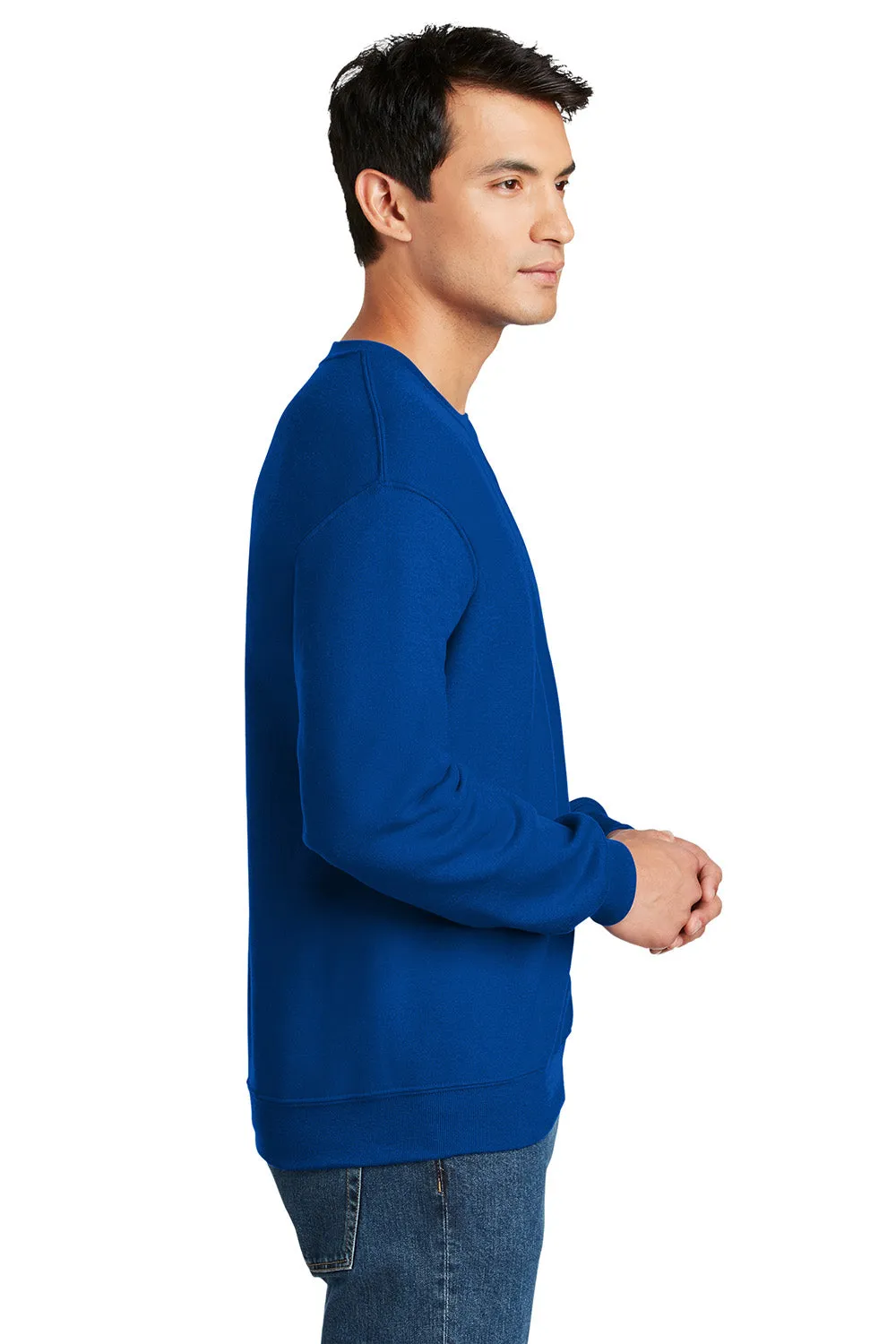 Gildan Mens DryBlend Moisture Wicking Fleece Crewneck Sweatshirt - Royal Blue  Affordable Clothing Gildan