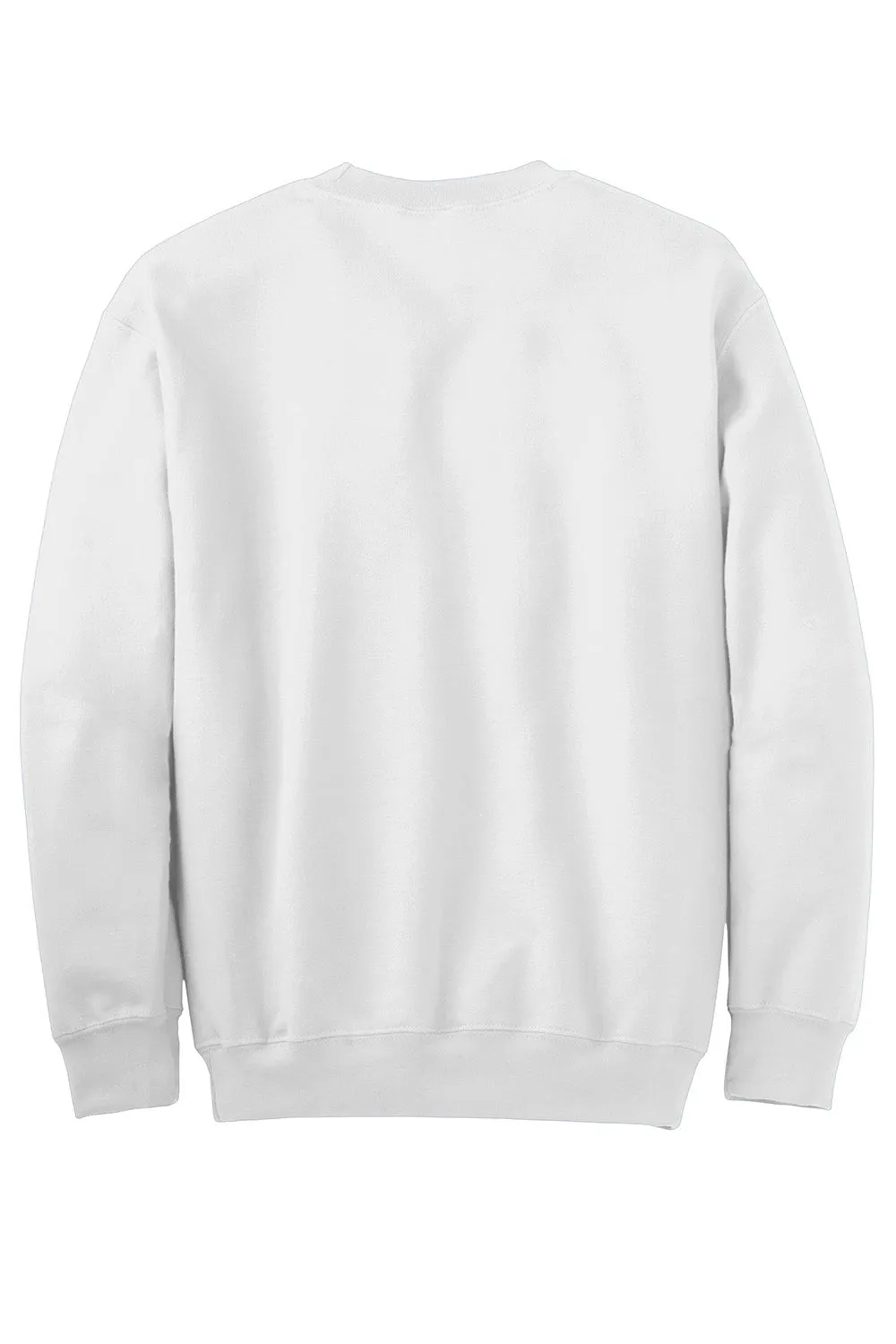 Gildan Mens DryBlend Moisture Wicking Fleece Crewneck Sweatshirt - White  Affordable Clothing Gildan