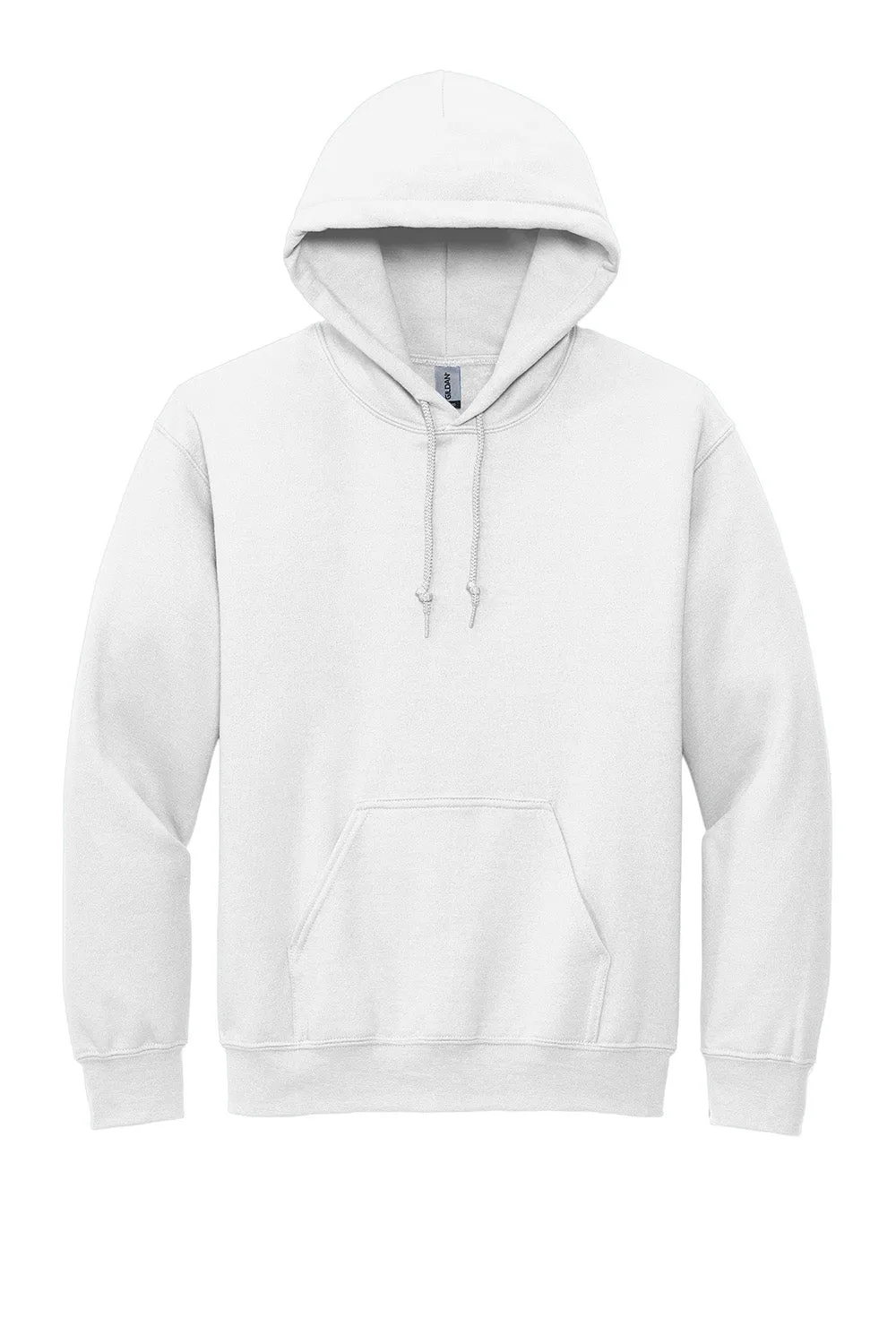 Gildan Mens DryBlend Moisture Wicking Hooded Sweatshirt Hoodie w/ Pouch Pocket - White  Affordable Clothing Gildan
