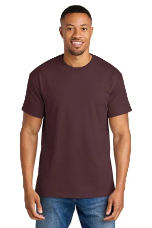 Gildan Mens DryBlend Moisture Wicking Short Sleeve Crewneck T-Shirt - Sport Dark Maroon  Affordable Clothing Gildan
