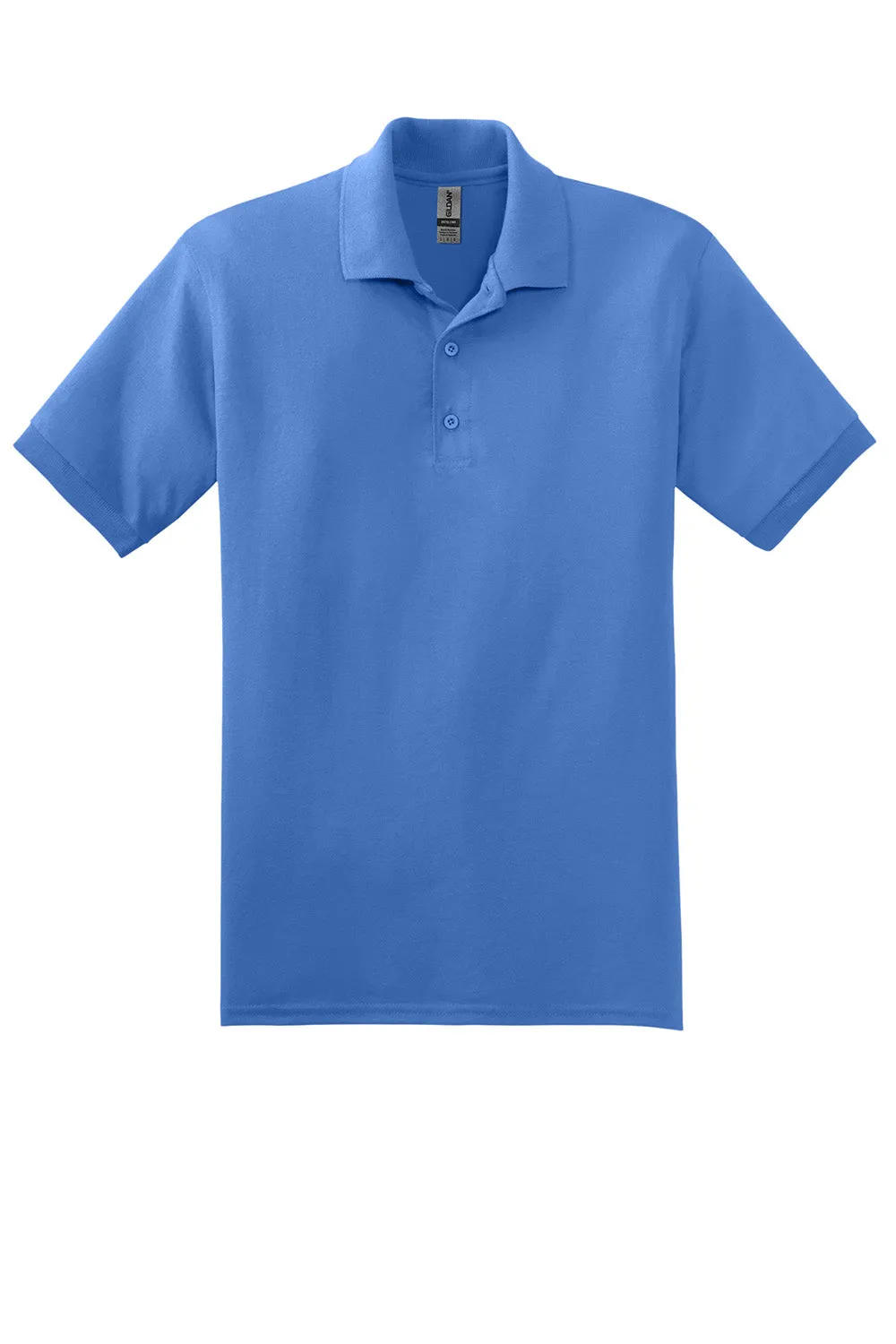 Gildan Mens DryBlend Moisture Wicking Short Sleeve Polo Shirt - Carolina Blue  Affordable Clothing Gildan
