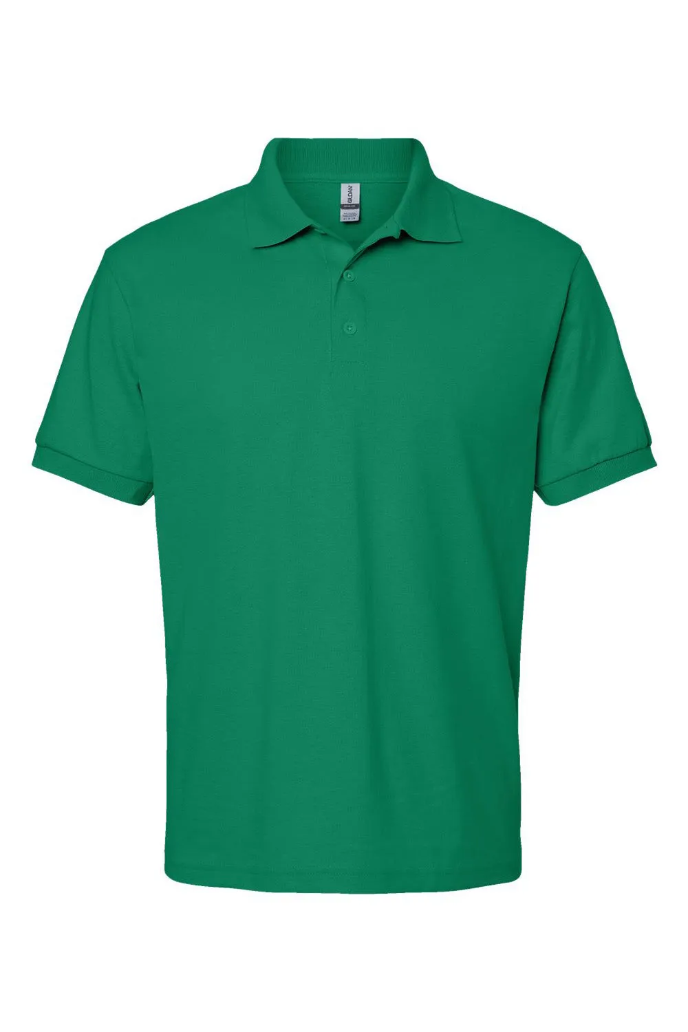 Gildan Mens DryBlend Moisture Wicking Short Sleeve Polo Shirt - Kelly Green  Affordable Clothing Gildan