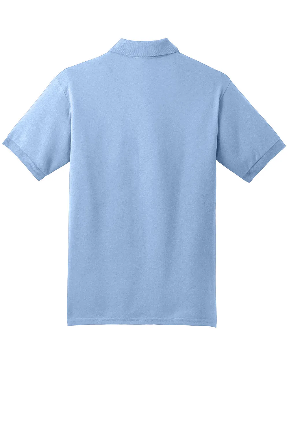 Gildan Mens DryBlend Moisture Wicking Short Sleeve Polo Shirt - Light Blue  Affordable Clothing Gildan