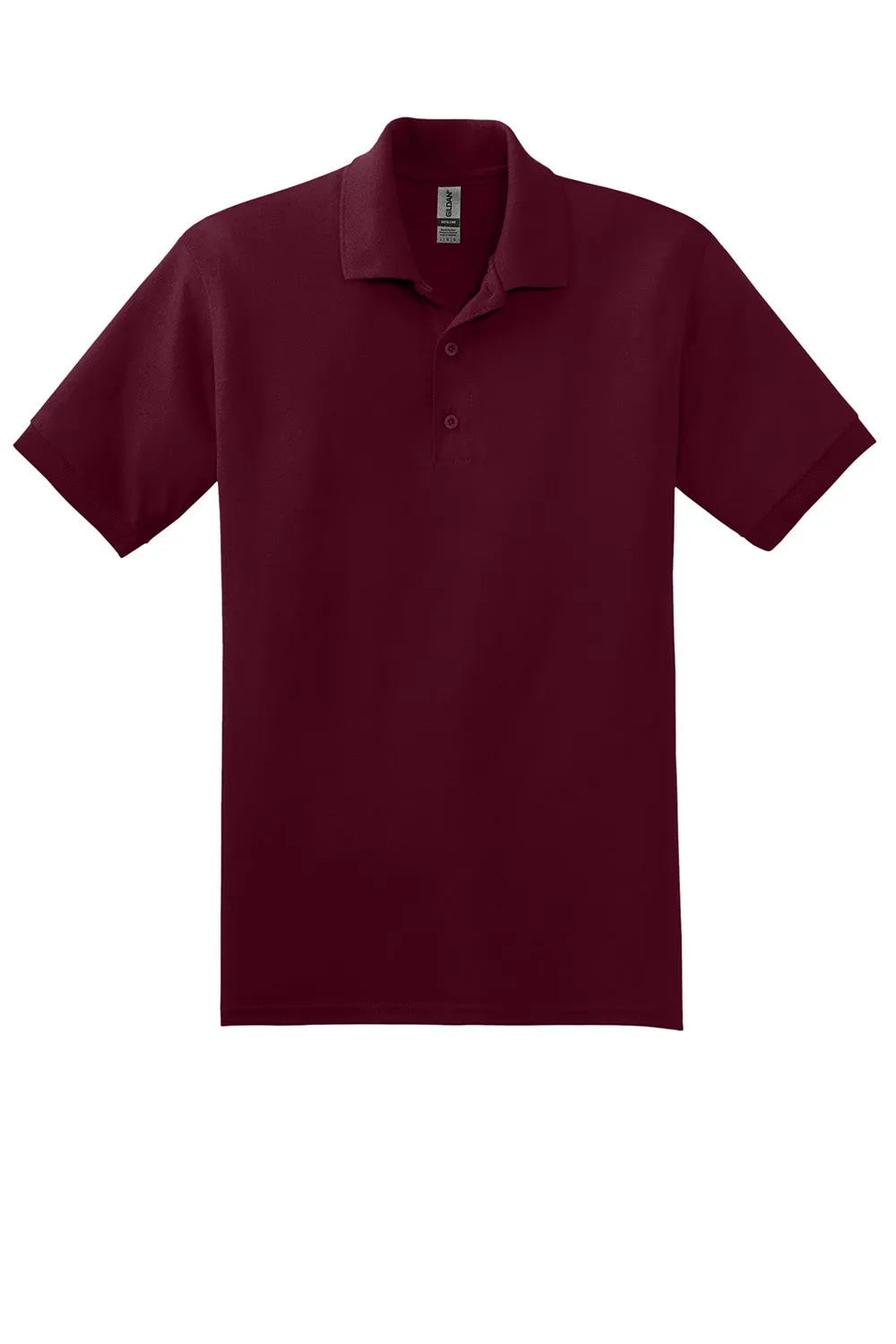 Gildan Mens DryBlend Moisture Wicking Short Sleeve Polo Shirt - Maroon  Affordable Clothing Gildan