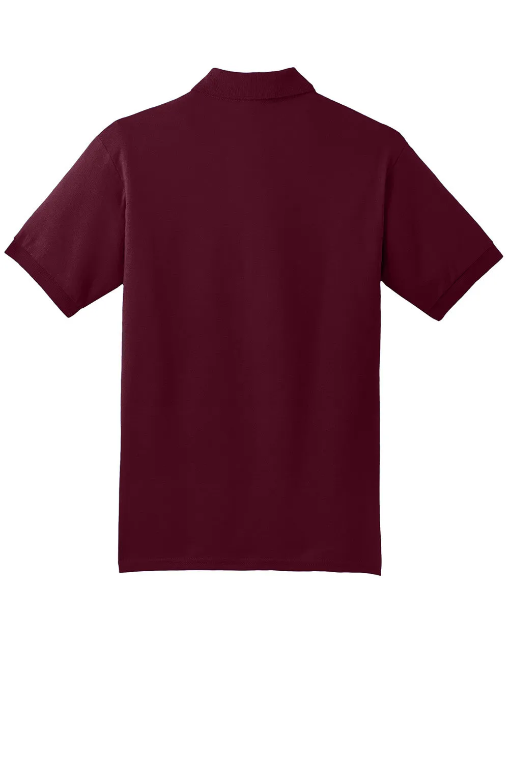 Gildan Mens DryBlend Moisture Wicking Short Sleeve Polo Shirt - Maroon  Affordable Clothing Gildan