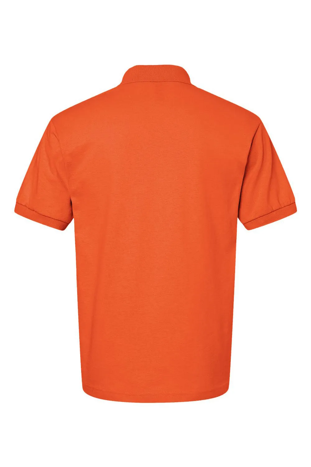 Gildan Mens DryBlend Moisture Wicking Short Sleeve Polo Shirt - Orange  Affordable Clothing Gildan