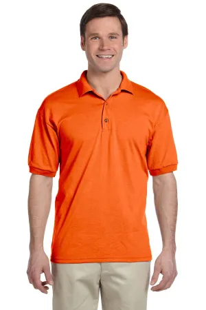 Gildan Mens DryBlend Moisture Wicking Short Sleeve Polo Shirt - Orange  Affordable Clothing Gildan