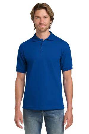 Gildan Mens DryBlend Moisture Wicking Short Sleeve Polo Shirt - Royal Blue  Affordable Clothing Gildan