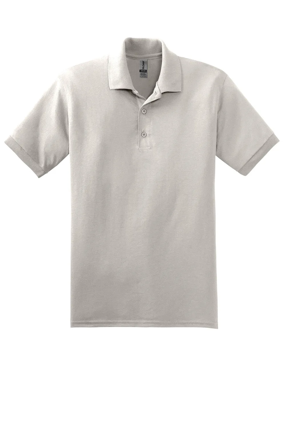 Gildan Mens DryBlend Moisture Wicking Short Sleeve Polo Shirt - Sand  Affordable Clothing Gildan