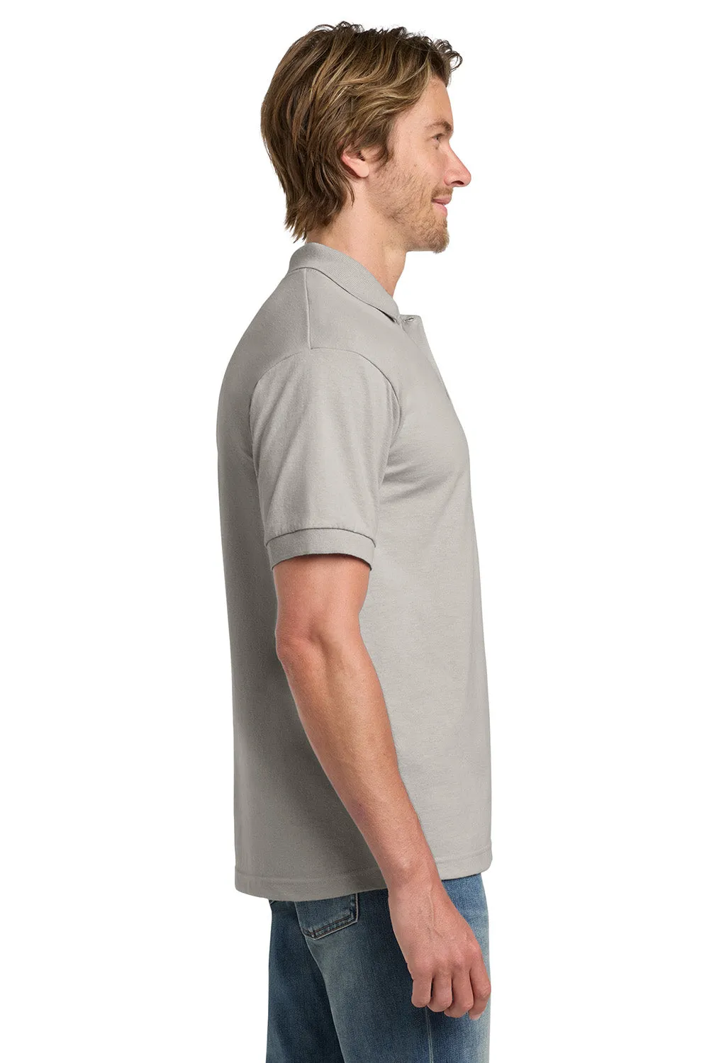 Gildan Mens DryBlend Moisture Wicking Short Sleeve Polo Shirt - Sand  Affordable Clothing Gildan