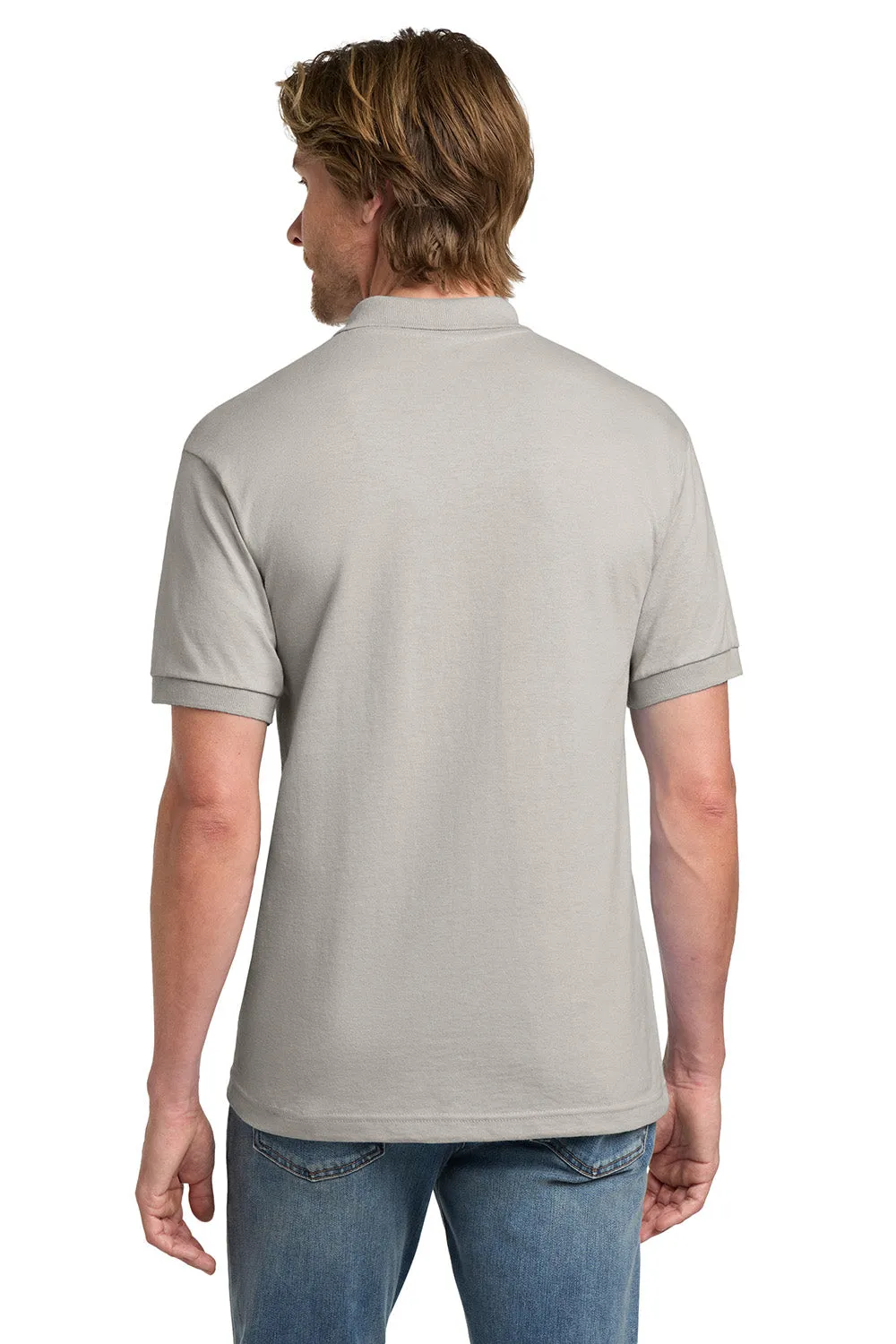 Gildan Mens DryBlend Moisture Wicking Short Sleeve Polo Shirt - Sand  Affordable Clothing Gildan