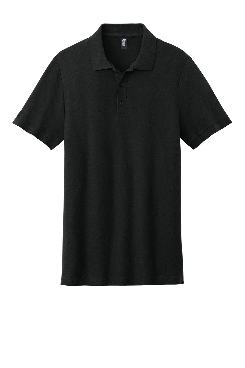 Gildan Mens Hammer Pique Short Sleeve Polo Shirt - Black  Affordable Clothing Gildan