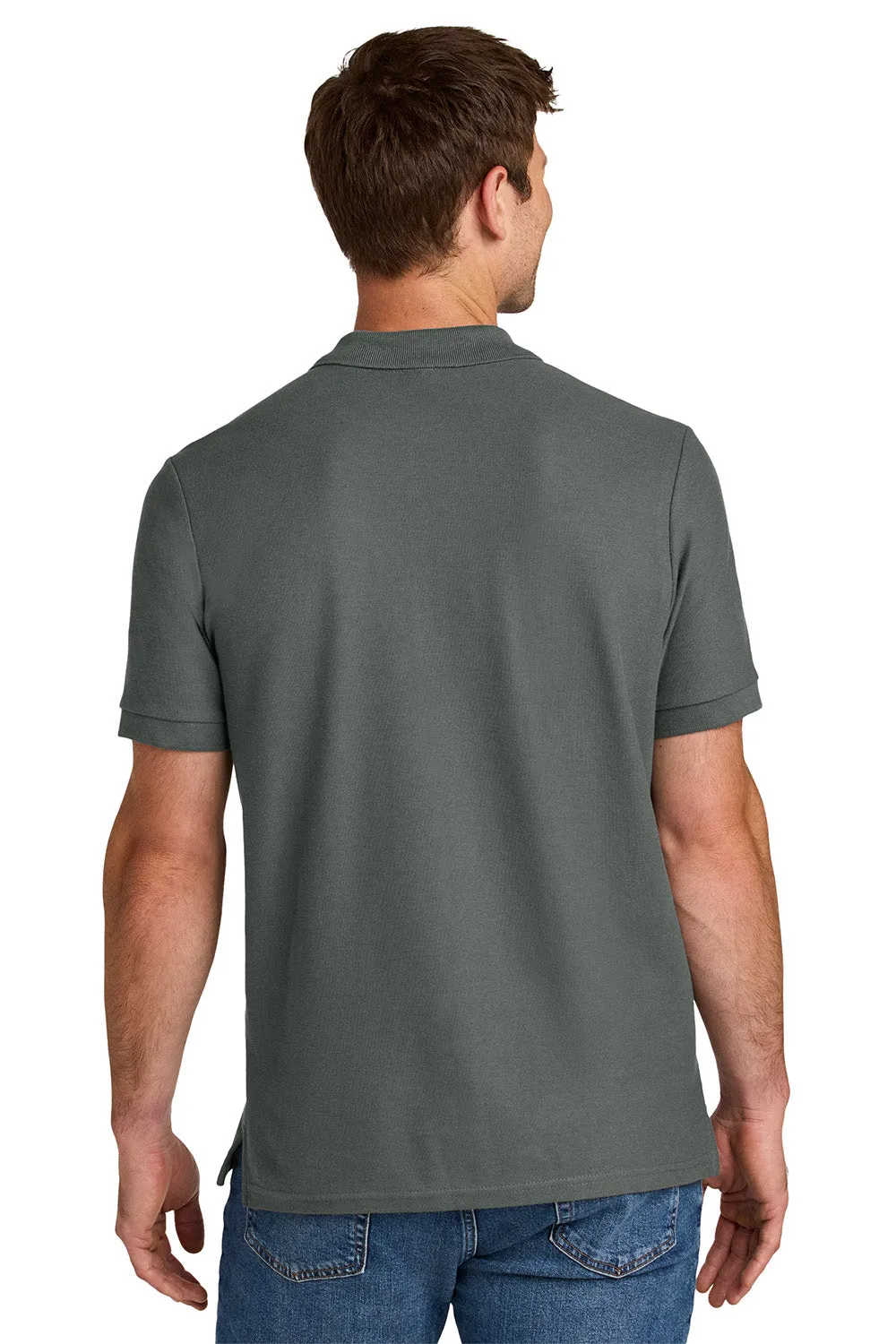 Gildan Mens Hammer Pique Short Sleeve Polo Shirt - Charcoal Grey  Affordable Clothing Gildan