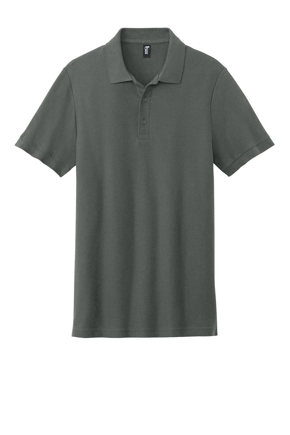 Gildan Mens Hammer Pique Short Sleeve Polo Shirt - Charcoal Grey  Affordable Clothing Gildan