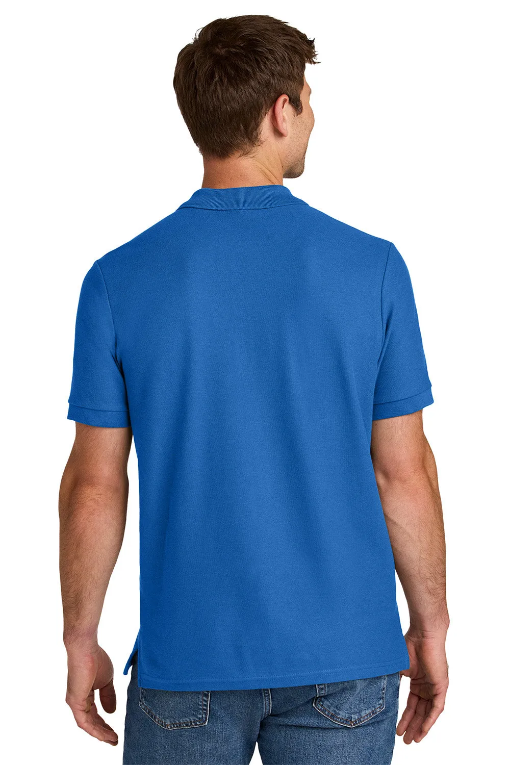 Gildan Mens Hammer Pique Short Sleeve Polo Shirt - Royal Blue  Affordable Clothing Gildan