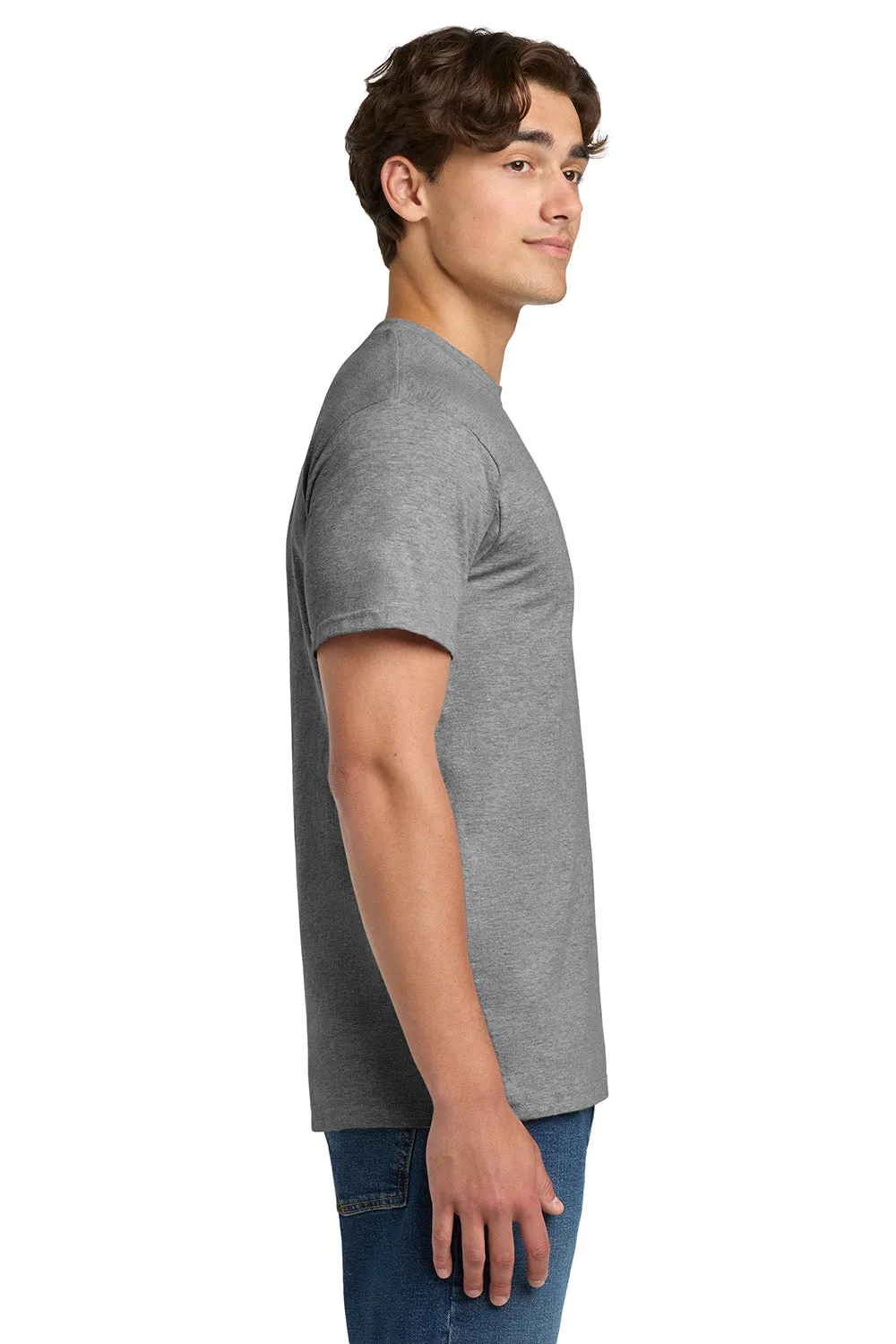 Gildan Mens Hammer Short Sleeve Crewneck T-Shirt - Heather Graphite Grey  Affordable Clothing Gildan