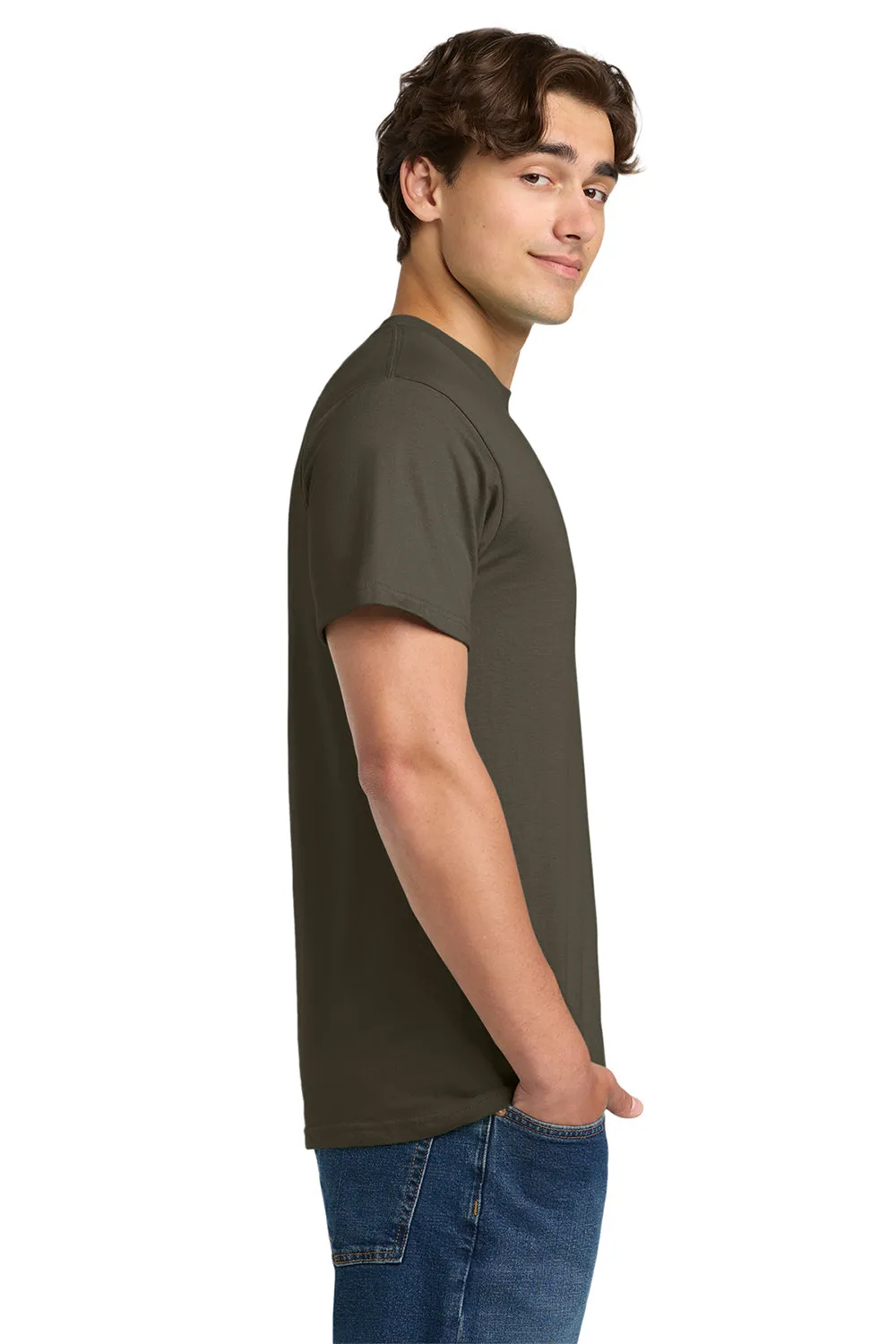 Gildan Mens Hammer Short Sleeve Crewneck T-Shirt - Olive Green  Affordable Clothing Gildan