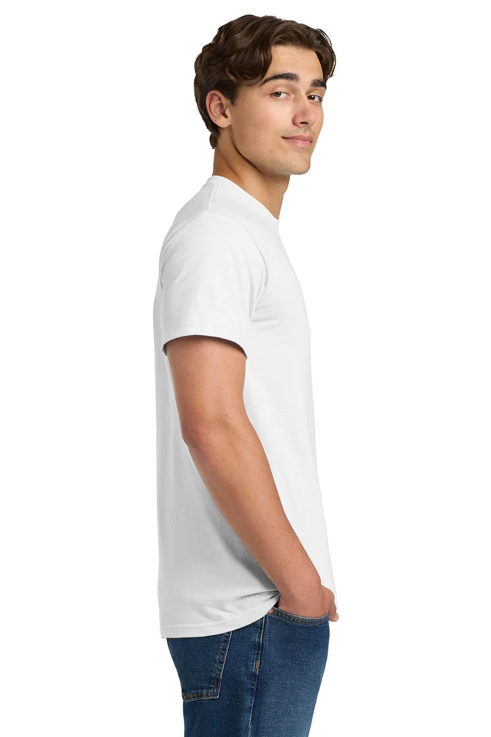 Gildan Mens Hammer Short Sleeve Crewneck T-Shirt - White  Affordable Clothing Gildan