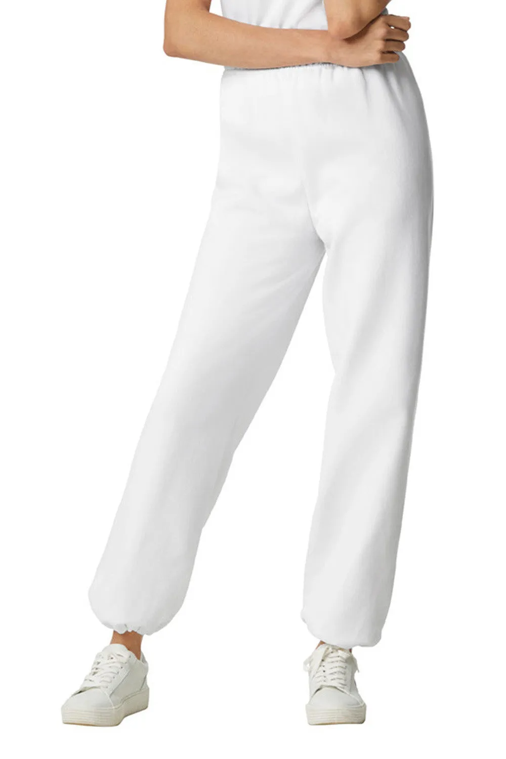 Gildan Mens Heavy Blend Sweatpants - White  Affordable Clothing Gildan