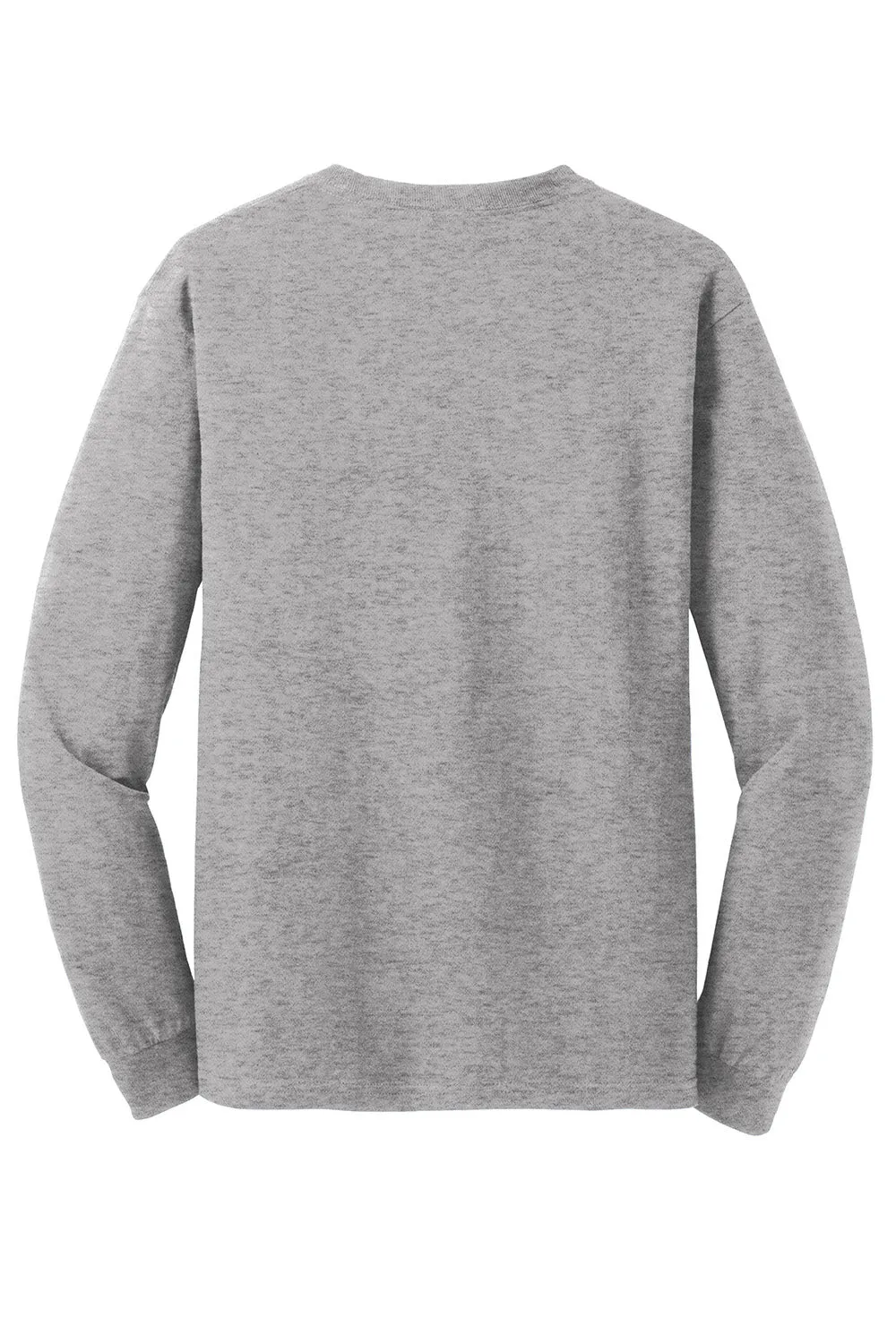 Gildan Mens Long Sleeve Crewneck T-Shirt - Sport Grey  Affordable Clothing Gildan