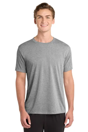 Gildan Mens Performance Jersey Moisture Wicking Short Sleeve Crewneck T-Shirt - Sport Grey  Affordable Clothing Gildan