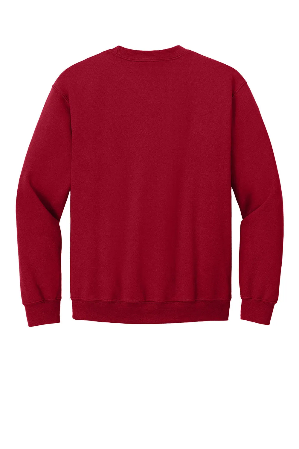 Gildan Mens Pill Resistant Fleece Crewneck Sweatshirt - Cardinal Red  Affordable Clothing Gildan