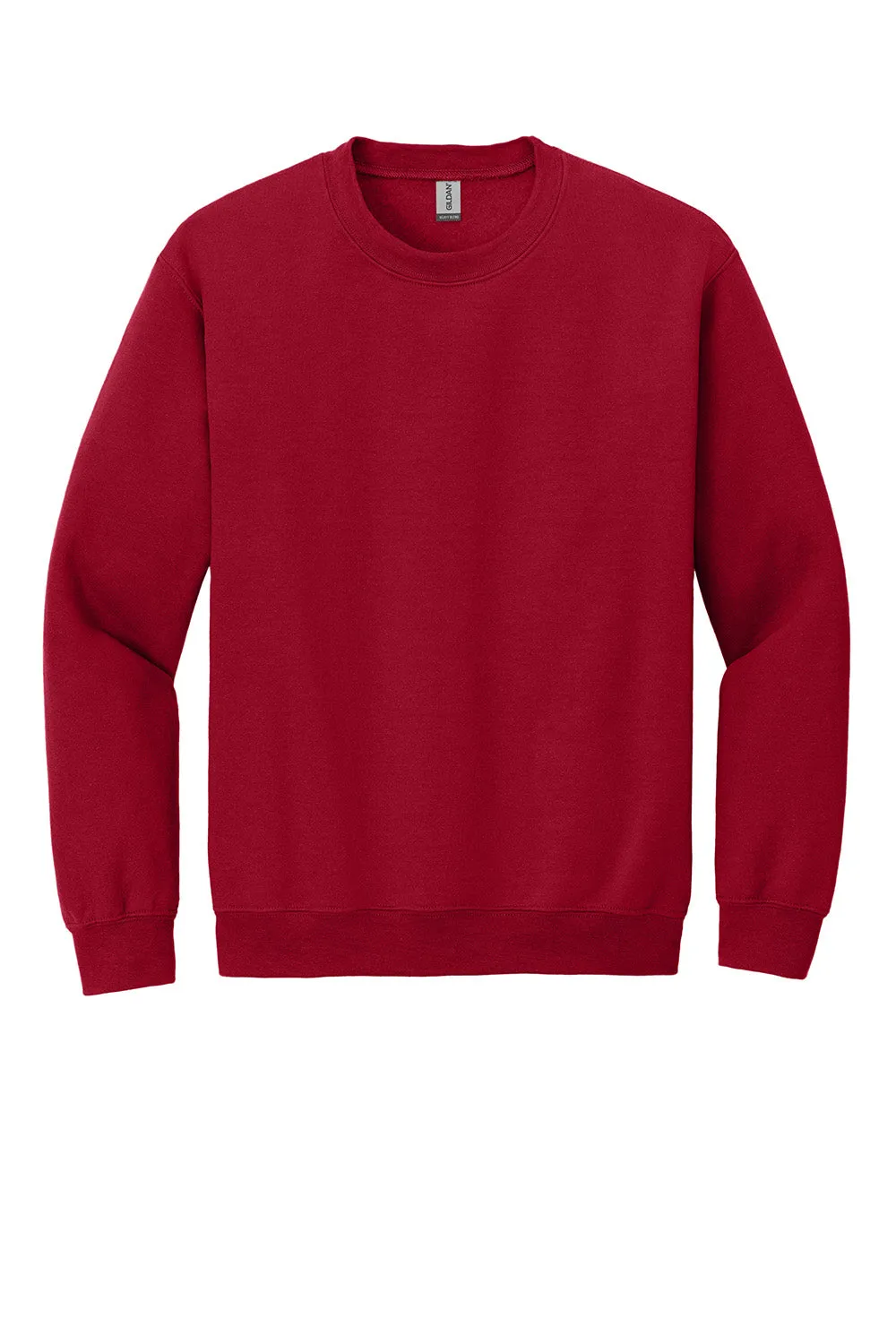 Gildan Mens Pill Resistant Fleece Crewneck Sweatshirt - Cardinal Red  Affordable Clothing Gildan